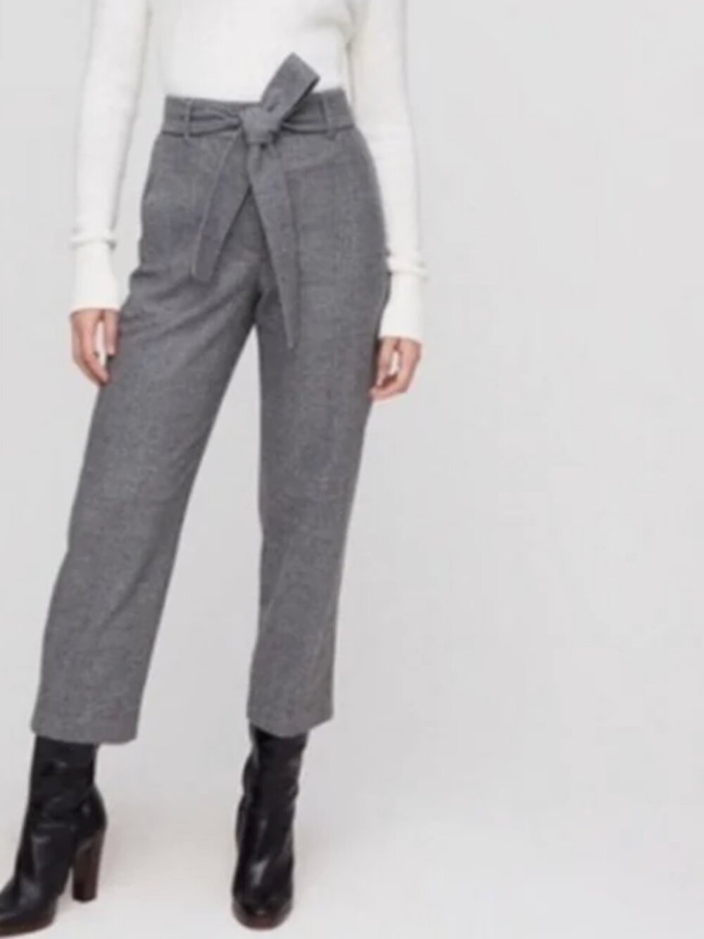 Aritzia Wilfred Tailored Trouser Pants with Removable Belt